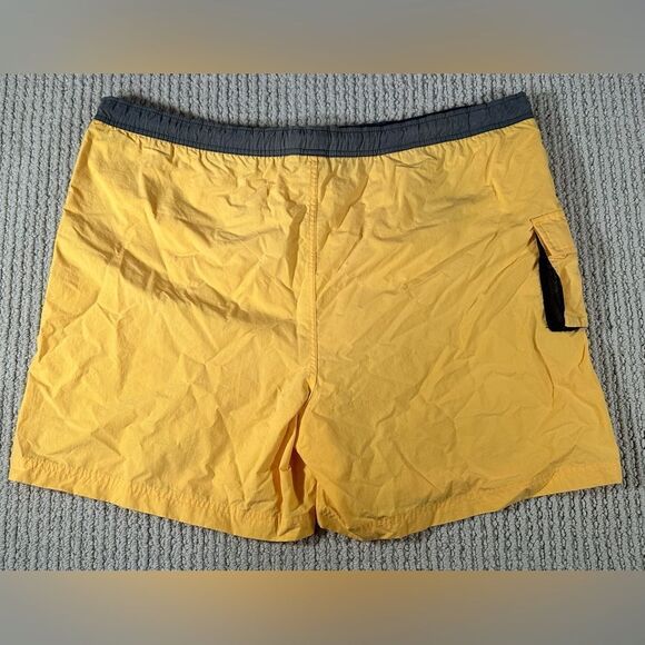 Vintage Tommy Hilfiger Yellow Mesh Lined Swim Trunks Shorts Size XL Flag - Picture 8 of 8